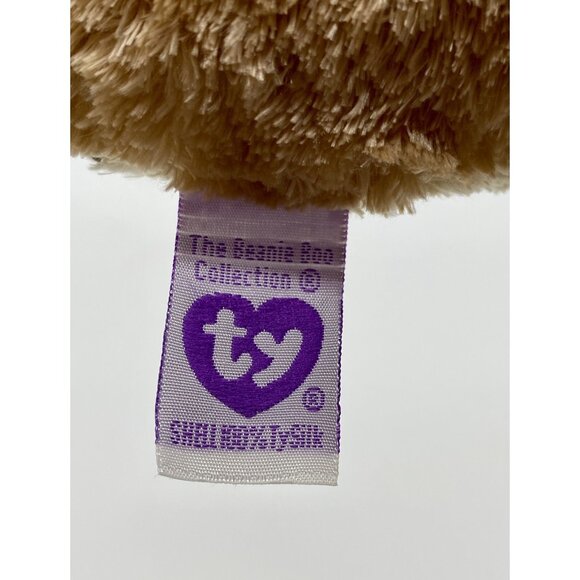 TY Beanie Boo Rebel Meerkat Stuffed Animal 9" Retired Plush w Purple Heart Tag - Picture 6 of 6